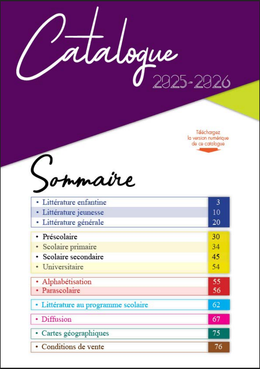Catalogue 2025-2026